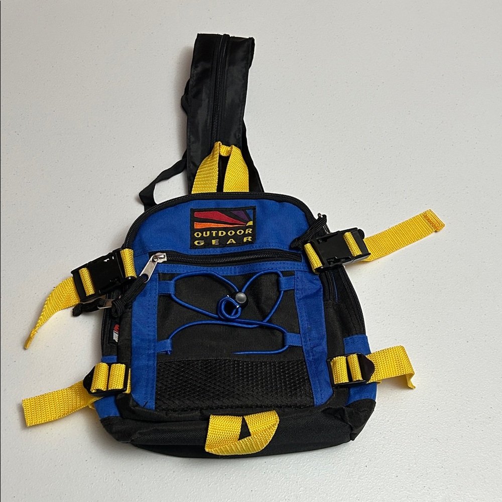 Outdoor Gear Blue and Black Men's Backpack